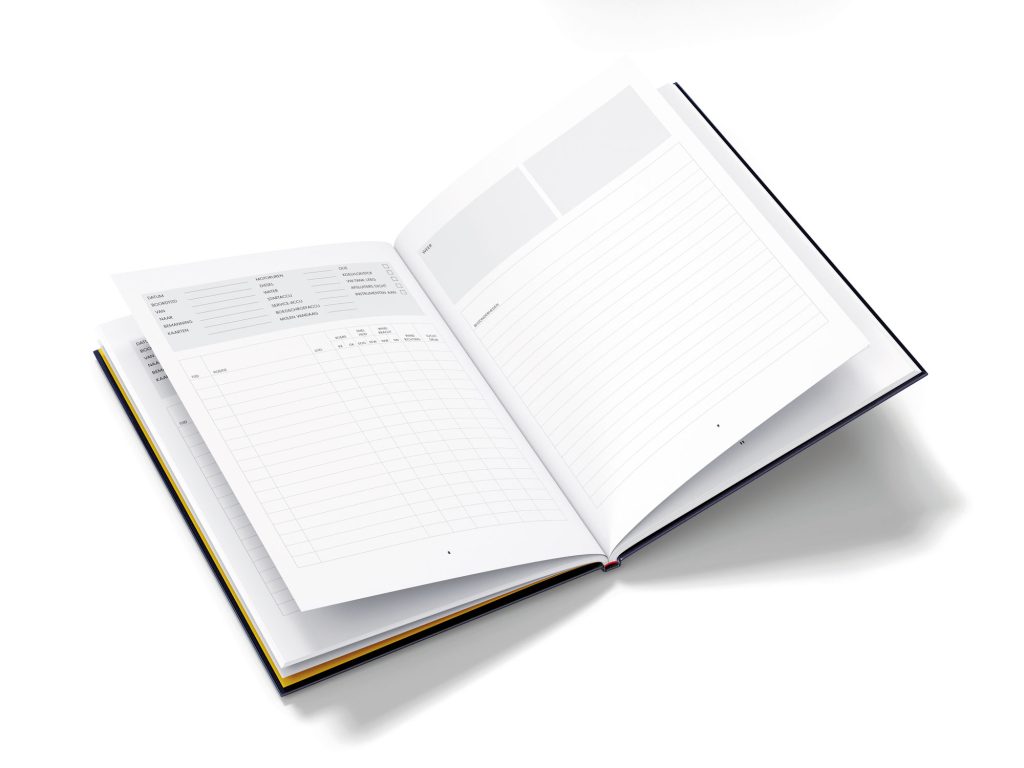 Nautisch logboek voor zeilers